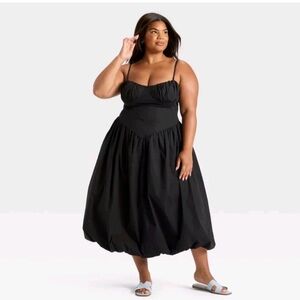 Future Collective Corset Bubble A-line Dress NWT